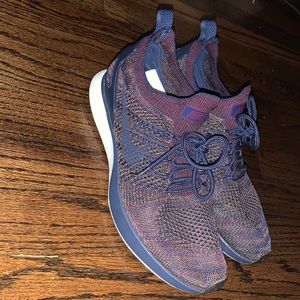 Nike flyknit running shoe